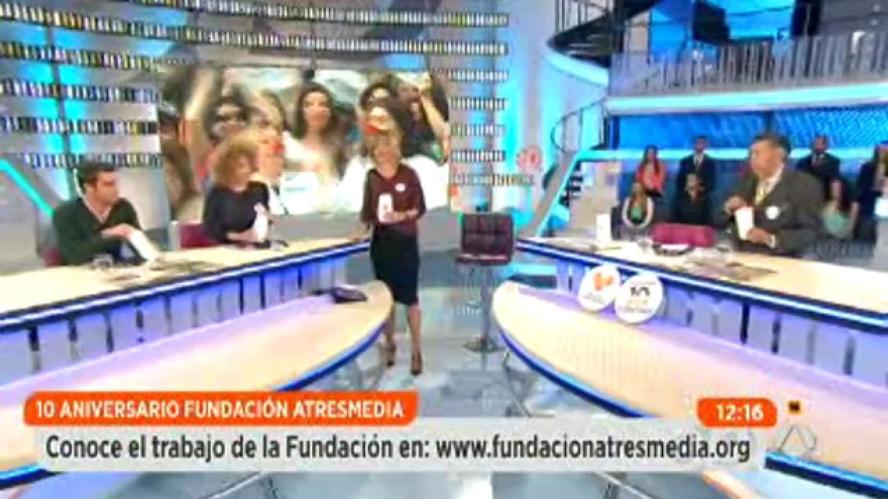 El décimo aniversario de la Fundación Atresmedia en Espejo Público