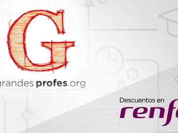Renfe ofrece un 30% de descuento para asistir a ‘¡Grandes Profes!’ Renfe ofrece un 30% de descuento para asistir a ‘¡Grandes Profes!’