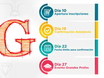 Conoce los pasos para conseguir tu invitación para ‘¡Grandes Profes!’ 2018 Conoce los pasos para conseguir tu invitación para ‘¡Grandes Profes!’ 2018