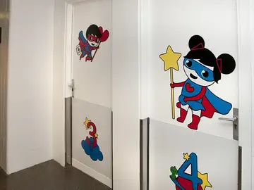 El Hospital de Guadalajara estrena nueva decoración con ‘Superhéroes que llegan al corazón’ El Hospital de Guadalajara estrena nueva decoración con ‘Superhéroes que llegan al corazón’