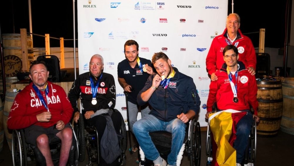 España consigue dos medallas en el mundial de vela paralímpica