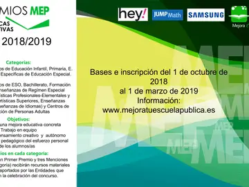 Abierta la convocatoria para el IX concurso de Buenas Prácticas Educativas Abierta la convocatoria para el IX concurso de Buenas Prácticas Educativas