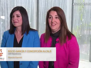 Rocío y Concepción cuentan qué supuso para su centro ganar en los Premios ‘Grandes Profes, Grandes Iniciativas' Rocío y Concepción cuentan qué supuso para su centro ganar en los Premios ‘Grandes Profes, Grandes Iniciativas'