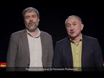 Pepe Álvarez, Secretario General de UGT y Unai Sordo, Secretario General de CCOO opinan sobre la formación profesional Pepe Álvarez, Secretario General de UGT y Unai Sordo, Secretario General de CCOO opinan sobre la formación profesional