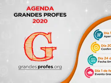 Pasos a seguir para conseguir tu invitación para ¡Grandes Profes! 2020 Pasos a seguir para conseguir tu invitación para ¡Grandes Profes! 2020