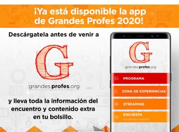 Descarga la app de '¡Grandes Profes!' 2020
