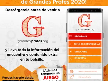 Descarga la app de '¡Grandes Profes!' 2020 Descarga la app de '¡Grandes Profes!' 2020