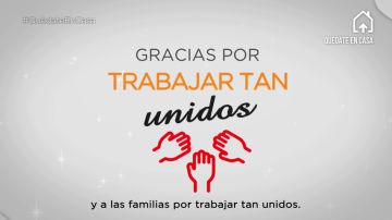 Gracias, profesores y familias, por trabajar tan unidos