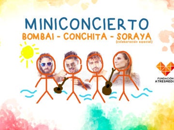 Bombai y Conchita, juntos en un concierto solidario por el Día del Niño Hospitalizado