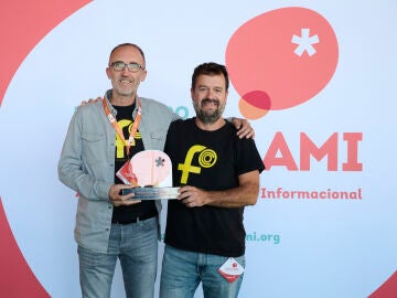 Javier Goytre y Miguel Sánchez, ganadores de la categoría Creatividad Responsable en los Premios Mentes AMI 2022