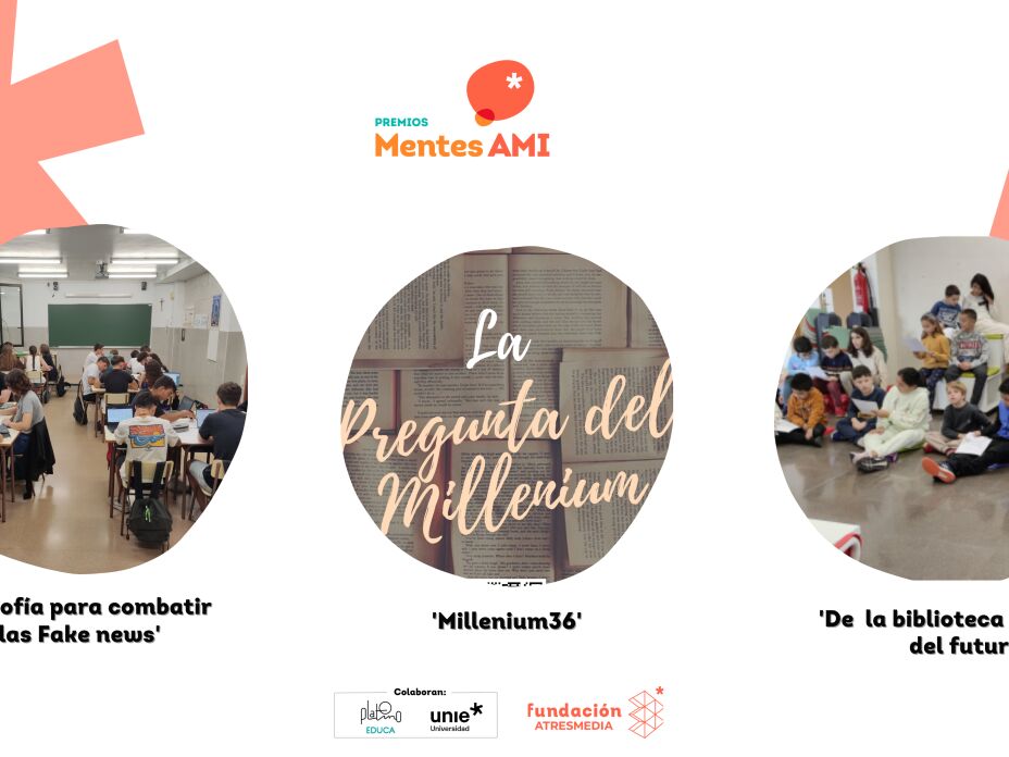 Descubre a los finalistas en la categoría Fomento del Pensamiento Crítico de la 2ª edición de los Premios Mentes AMI