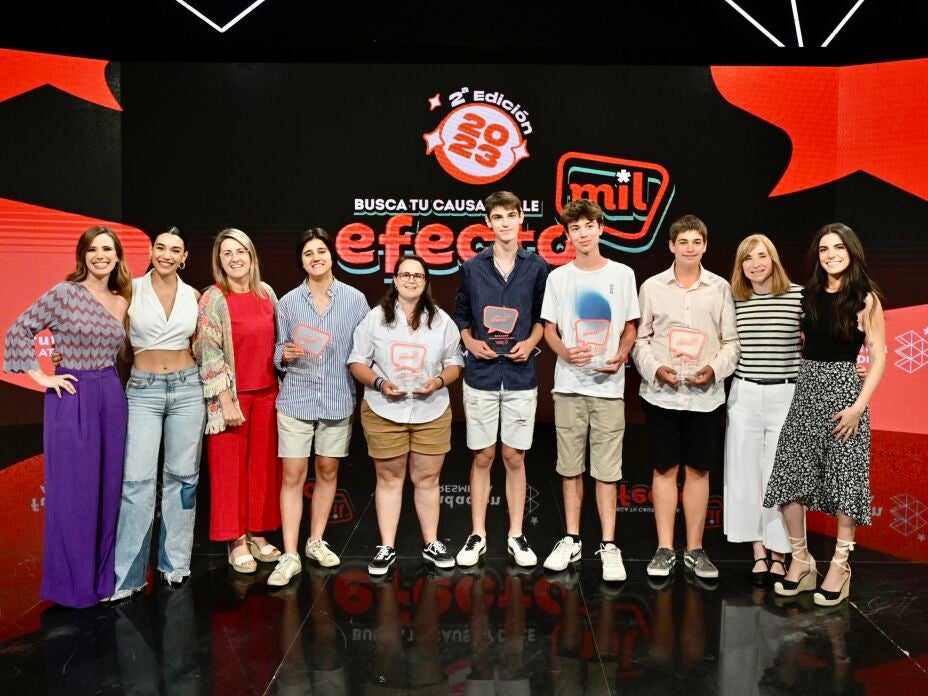 La Fundación Atresmedia entrega los premios de la 2ª edición de ‘Efecto MIL’, para promover el uso positivo de las redes sociales entre los jóvenes