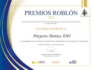 La Revista Latina de Comunicación Social otorga a la Fundación Atresmedia el Premio al Medio de Comunicación Comprometido con la Investigación en Comunicación