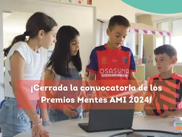 ¡Cerrada la convocatoria de los Premios Mentes AMI 2024! ¡Cerrada la convocatoria de los Premios Mentes AMI 2024!