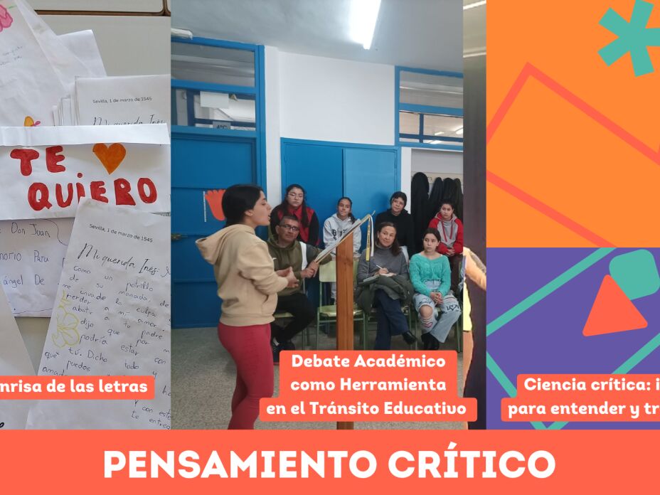 Finalistas del Premio Mentes AMI 2025 en la categoría Fomento del Pensamiento Crítico