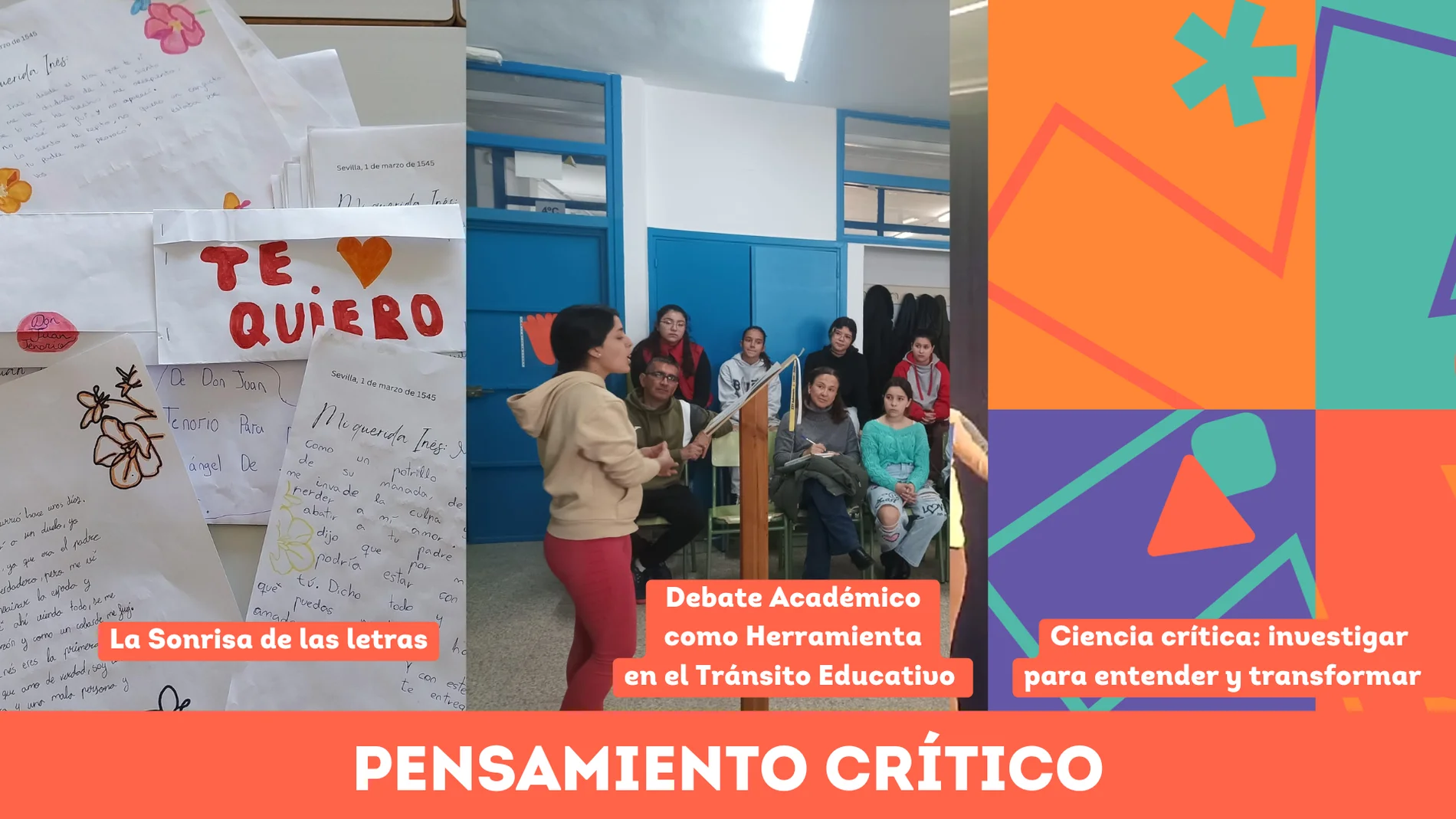 Finalistas del Premio Mentes AMI 2025 en la categoría Fomento del Pensamiento Crítico