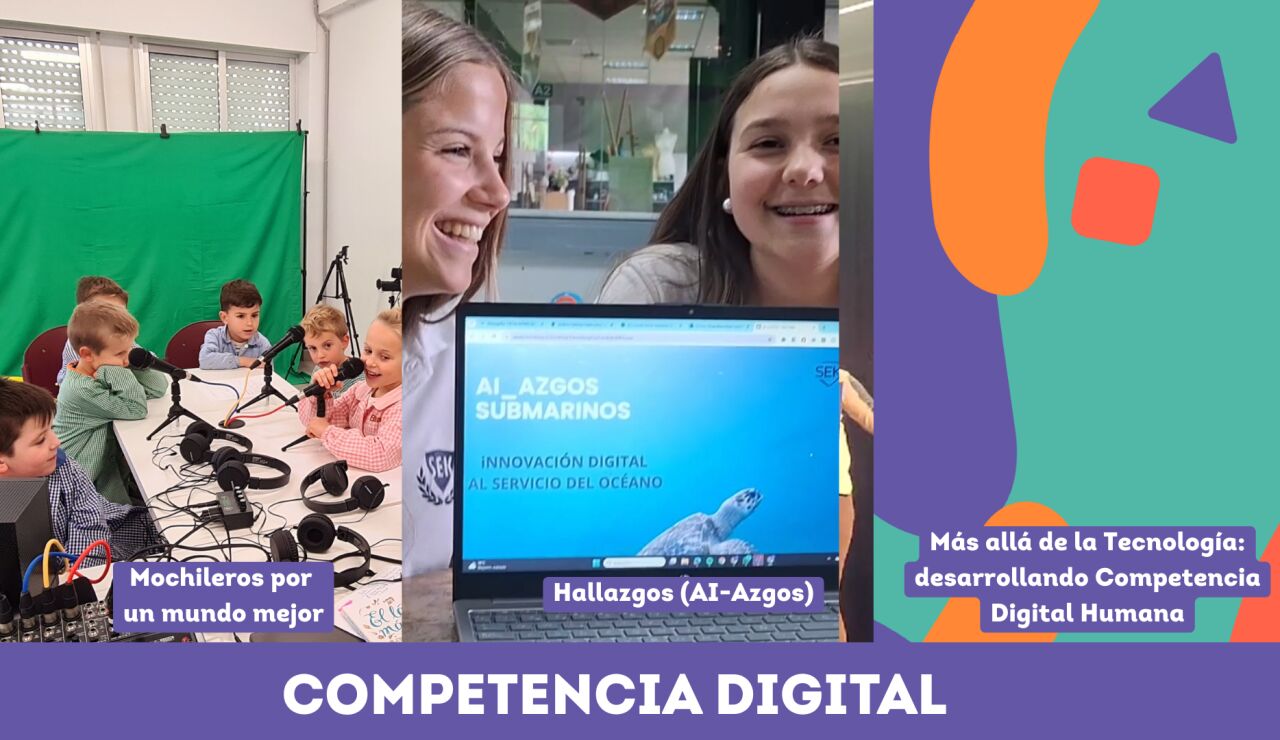 Finalistas del Premio Mentes AMI 2025 en la categoría Desarrollo de la Competencia Digital