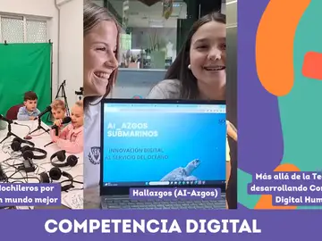 Finalistas del Premio Mentes AMI 2025 en la categoría Desarrollo de la Competencia Digital Finalistas del Premio Mentes AMI 2025 en la categoría Desarrollo de la Competencia Digital
