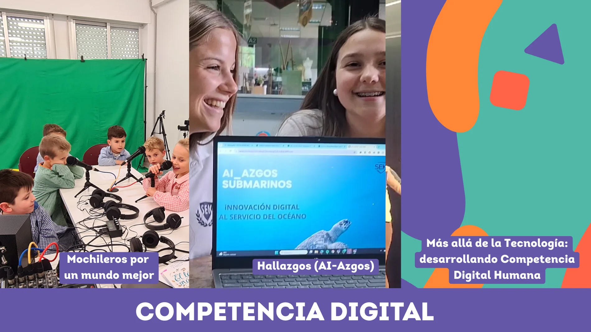 Finalistas del Premio Mentes AMI 2025 en la categoría Desarrollo de la Competencia Digital