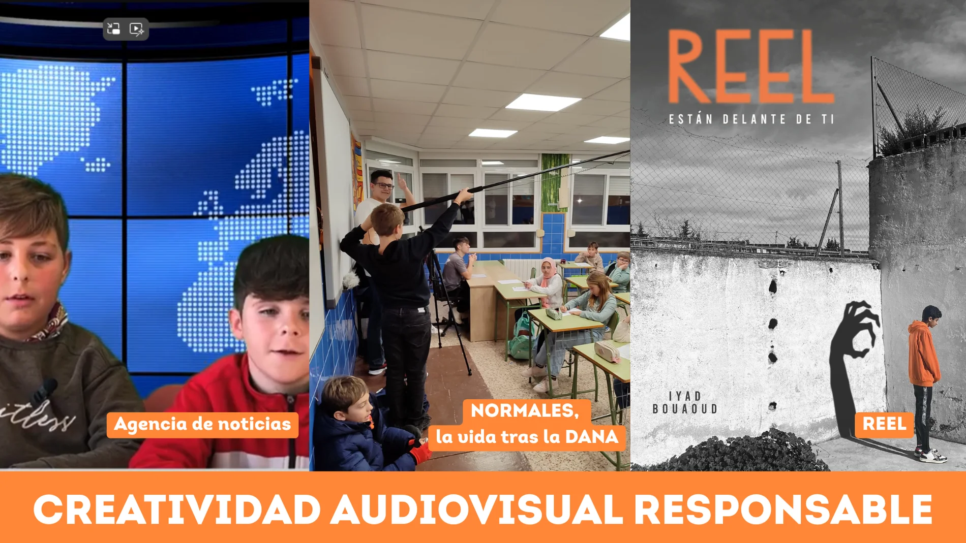Finalistas del Premio Mentes AMI 2025 en la categoría Impulso de la Creatividad Audiovisual Responsable