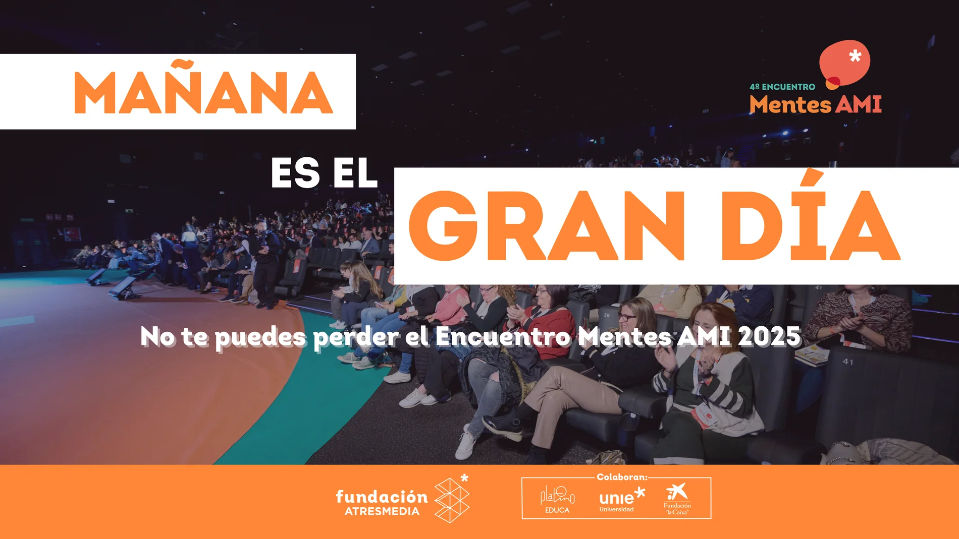¡Mañana no te pierdas el gran evento para docentes ‘Mentes AMI 2025’!