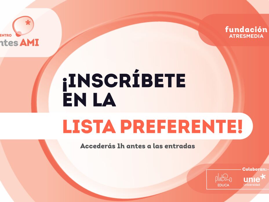 Ya puedes apuntarte a la lista preferente del Encuentro Mentes AMI 2026 para acceder a tu entrada antes que nadie Ya puedes apuntarte a la lista preferente del Encuentro Mentes AMI 2026 para acceder a tu entrada antes que nadie