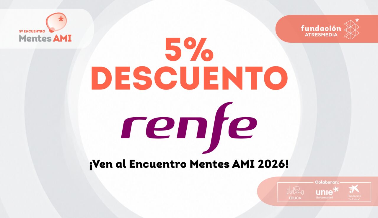 Descuento en Renfe para el Encuentro Mentes AMI 2026