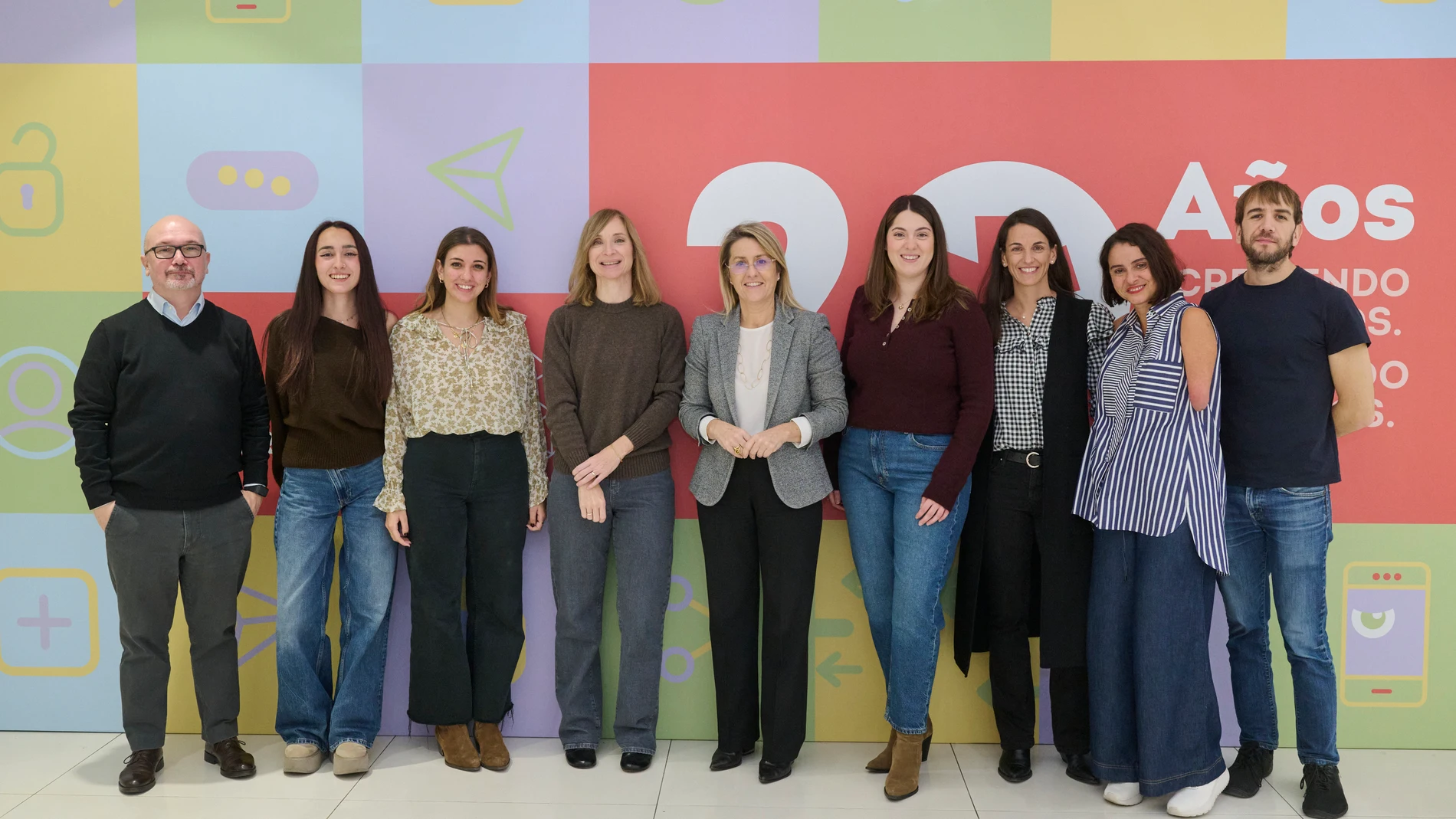 El equipo de la Fundación Atresmedia en el 20 aniversario