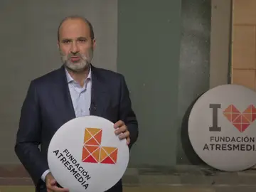 Javier Bardají con el aniversario de la Fundación Atresmedia Javier Bardají con el aniversario de la Fundación Atresmedia