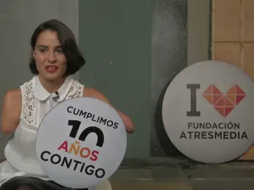 Lary León con el aniversario de la Fundación Atresmedia Lary León con el aniversario de la Fundación Atresmedia