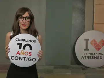 Ana Morgade con el aniversario de la Fundación Atresmedia Ana Morgade con el aniversario de la Fundación Atresmedia