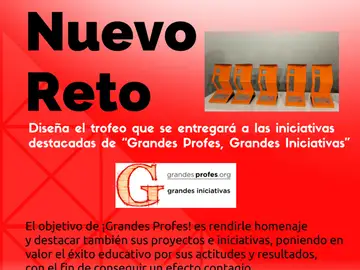 Diseña el trofeo de ‘Grandes Iniciativas’ Diseña el trofeo de ‘Grandes Iniciativas’