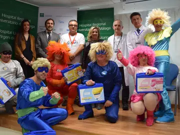 Seis superhéroes llegan a Málaga para ayudar a niños con cáncer Seis superhéroes llegan a Málaga para ayudar a niños con cáncer