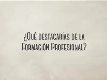 ¿QUÉ DESTACARÍAS DE LA FORMACIÓN PROFESIONAL? ¿QUÉ DESTACARÍAS DE LA FORMACIÓN PROFESIONAL?