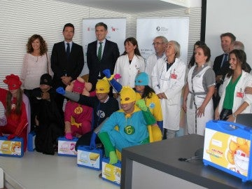 Seis superhéroes llegan a Navarra para ayudar a niños con cáncer 