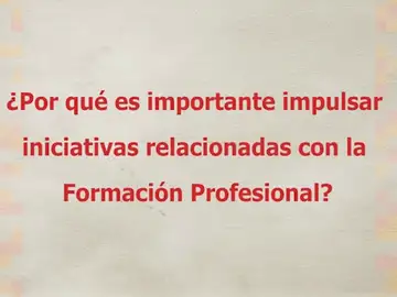 La importancia de impulsar iniciativas como Descubre la FP La importancia de impulsar iniciativas como Descubre la FP