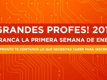 '¡Grandes Profes! 2017' arranca la primera semana de enero '¡Grandes Profes! 2017' arranca la primera semana de enero