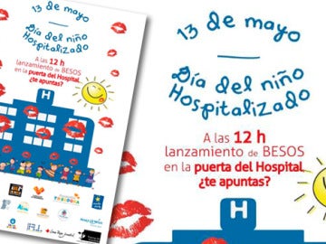 La Fundación Atresmedia y 19 entidades lanzan besos para celebrar el Día del Niño Hospitalizado 