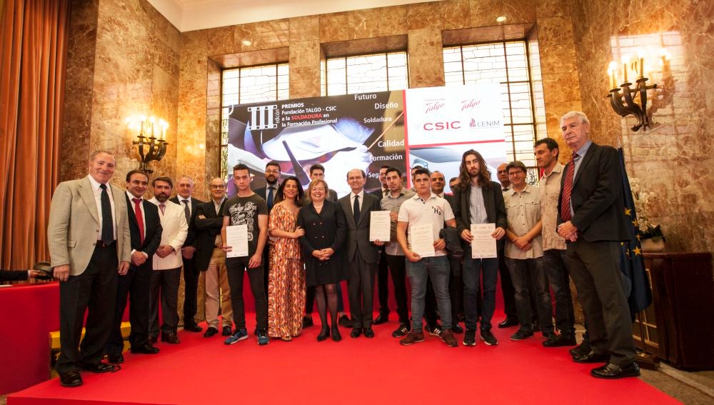 La Fundación Talgo y el CSIC entregan los III Premios a la Soldadura en la Formación Profesional