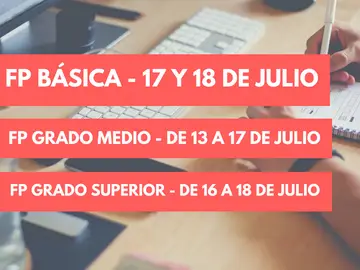 Últimos días para matricularse en Ciclos de FP de la Comunidad de Madrid Últimos días para matricularse en Ciclos de FP de la Comunidad de Madrid