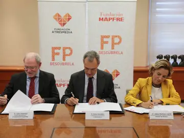 La Fundación Atresmedia y Fundación Mapfre suman fuerzas con la Región de Murcia para impulsar la Formación Profesional La Fundación Atresmedia y Fundación Mapfre suman fuerzas con la Región de Murcia para impulsar la Formación Profesional