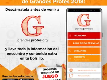 Descarga la app de ‘¡Grandes Profes!’ 2018 Descarga la app de ‘¡Grandes Profes!’ 2018