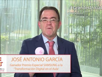 José Antonio García: “Tienes que dar a conocer tu iniciativa, el premio te está esperando" José Antonio García: “Tienes que dar a conocer tu iniciativa, el premio te está esperando"