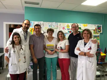 Manu Sanchez visita a los niños del Hospital 12 de Octubre Manu Sanchez visita a los niños del Hospital 12 de Octubre