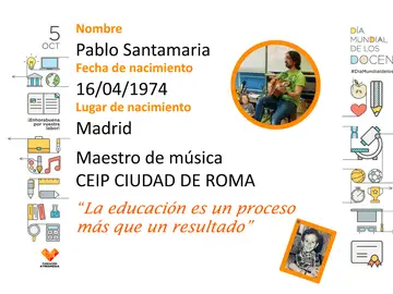 Conoce a Pablo, maestro de música Conoce a Pablo, maestro de música