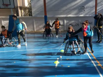 Nuestros compañeros de Atresmedia participan en la jornada de sensibilización 'Deporte adaptado' Nuestros compañeros de Atresmedia participan en la jornada de sensibilización 'Deporte adaptado'