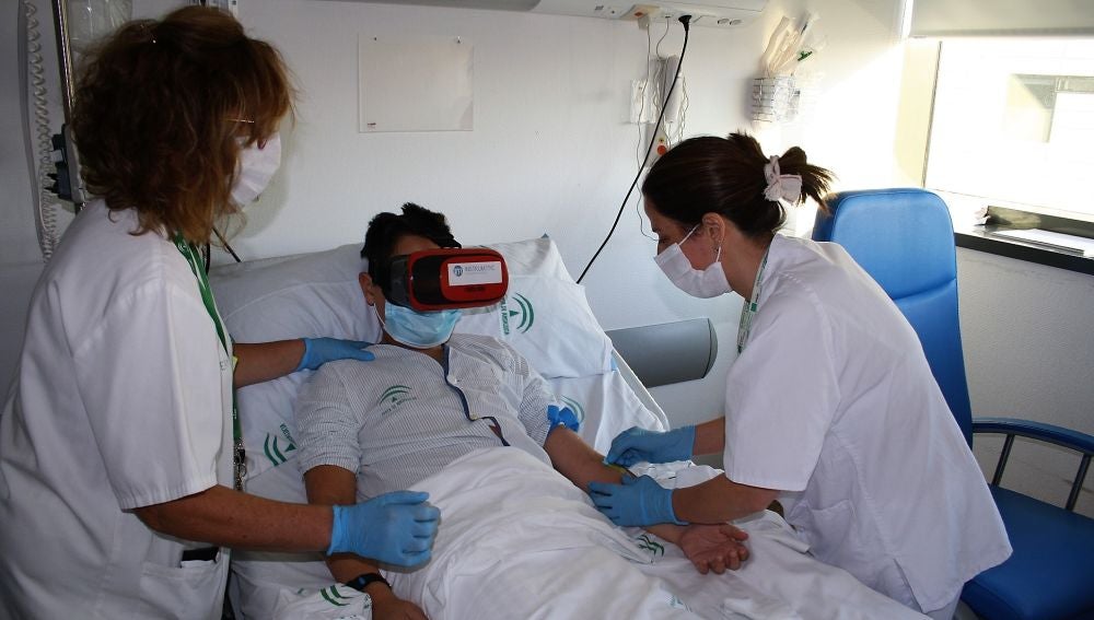 Uso realidad virtual paciente pediátrico