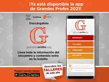 Descarga la app de ¡Grandes Profes! 2021 Descarga la app de ¡Grandes Profes! 2021