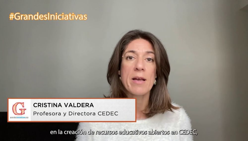 Cristina Valdera anima a los docentes a personalizar sus Grandes Iniciativas educativas