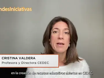 Cristina Valdera anima a los docentes a personalizar sus Grandes Iniciativas educativas Cristina Valdera anima a los docentes a personalizar sus Grandes Iniciativas educativas